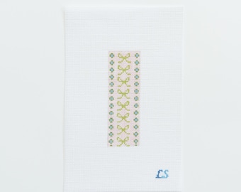 Bow Bookmark / Key Fob Needlepoint Canvas