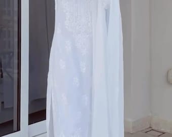 Silky Rayon Kurti Plazzo Set: Indian Designer Salwar Kameez