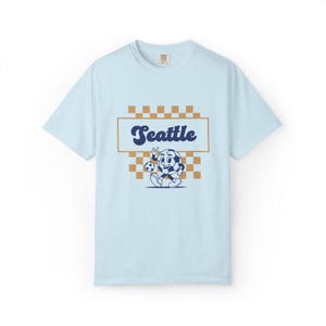 Seattle Reign FC T-Shirt: Comfort Colors Retro Soccer Tee image 6
