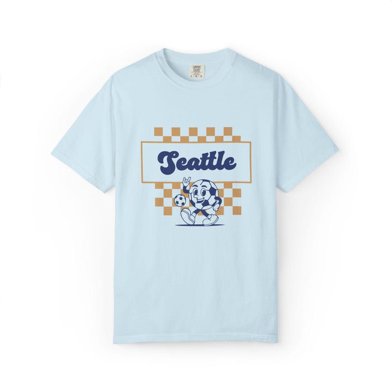 Seattle Reign FC T-Shirt: Comfort Colors Retro Soccer Tee image 6