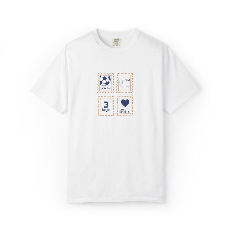Camiseta del Seattle Reign FC: Camiseta de fútbol retro con colores cómodos imagen 3