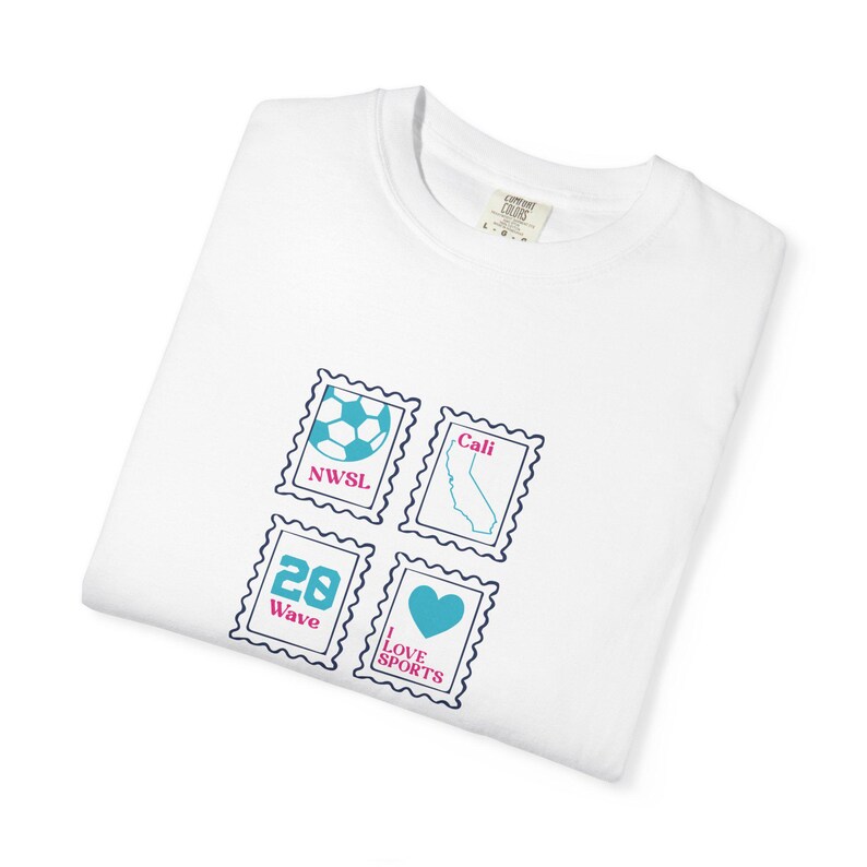 San Diego Wave FC T-Shirt: Comfort Colors Retro Soccer Tee image 4