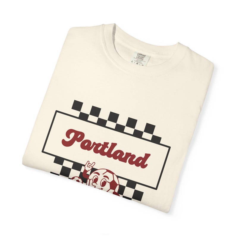 Portland Thorns FC T-Shirt: Comfort Colors Retro Soccer Tee image 3