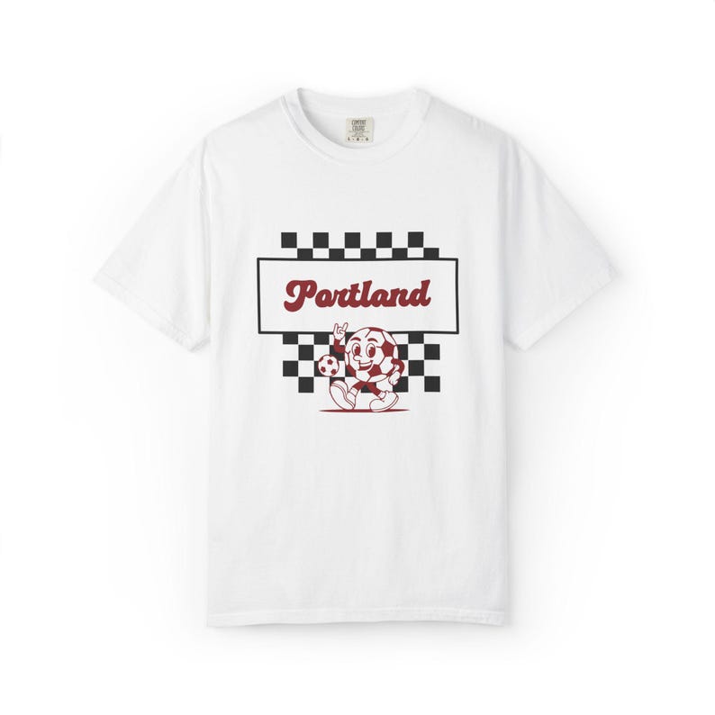 Portland Thorns FC T-Shirt: Comfort Colors Retro Soccer Tee image 2