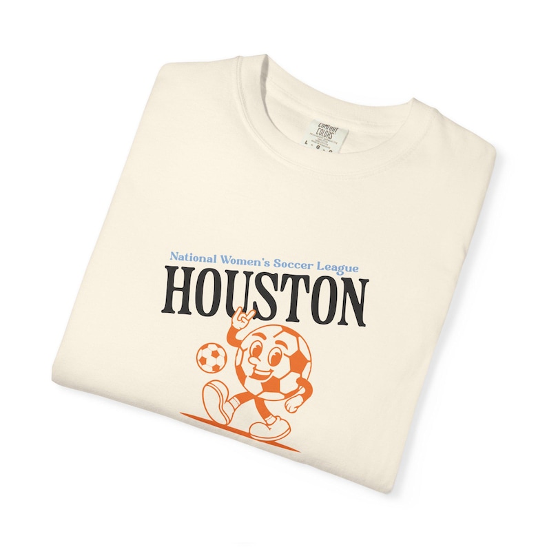 Comfort Colors Houston Dash T-Shirt: Retro Soccer Fan Apparel image 4