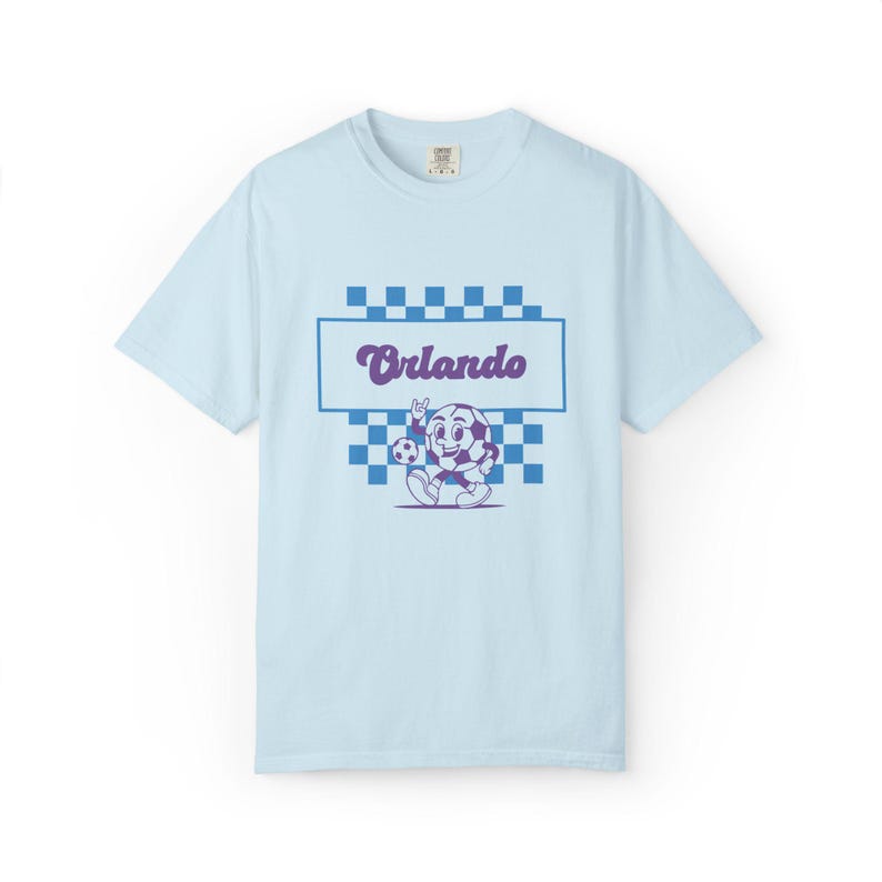 Orlando Pride Soccer T-Shirt: Comfort Colors Retro Graphic Tee image 3