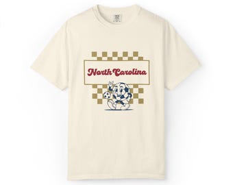 North Carolina Courage T-Shirt: Retro Checkerboard Graphic Tee