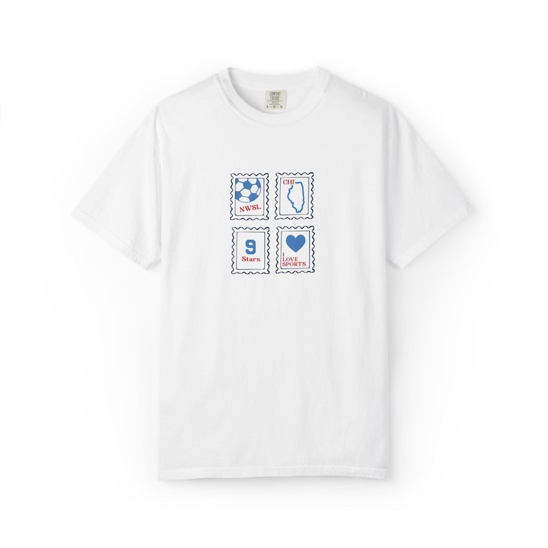 Chicago Stars FC T-Shirt: Comfort Colors Retro Soccer Tee image 3