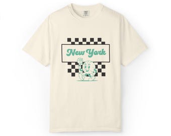New York Liberty T-Shirt: Retro Checkerboard WNBA Graphic Tee