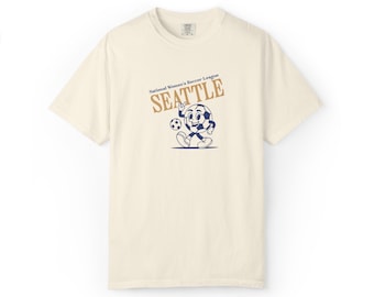 Seattle Reign FC T-Shirt: Comfort Colors Retro Soccer Tee