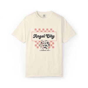 Camiseta del Angel City FC: Camiseta de fútbol retro con colores cómodos imagen 1