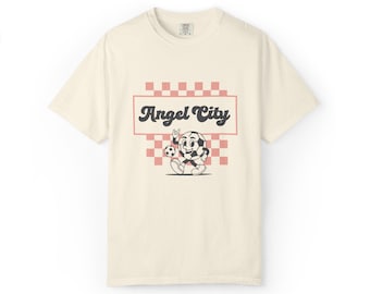 Angel City FC T-Shirt: Comfort Colors Retro Soccer Tee