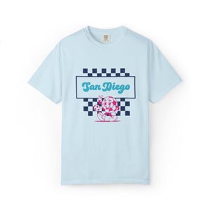 San Diego Wave FC T-Shirt: Retro Checkerboard Soccer Fan Apparel image 6