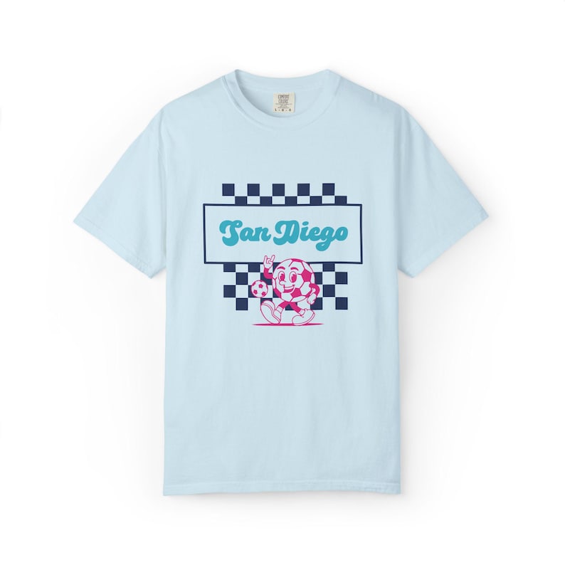 San Diego Wave FC T-Shirt: Retro Checkerboard Soccer Fan Apparel image 6