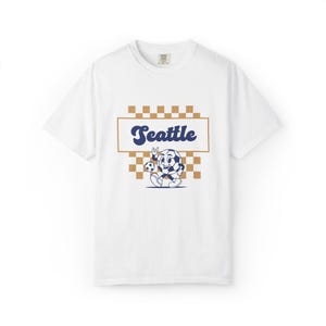 Seattle Reign FC T-Shirt: Comfort Colors Retro Soccer Tee image 2