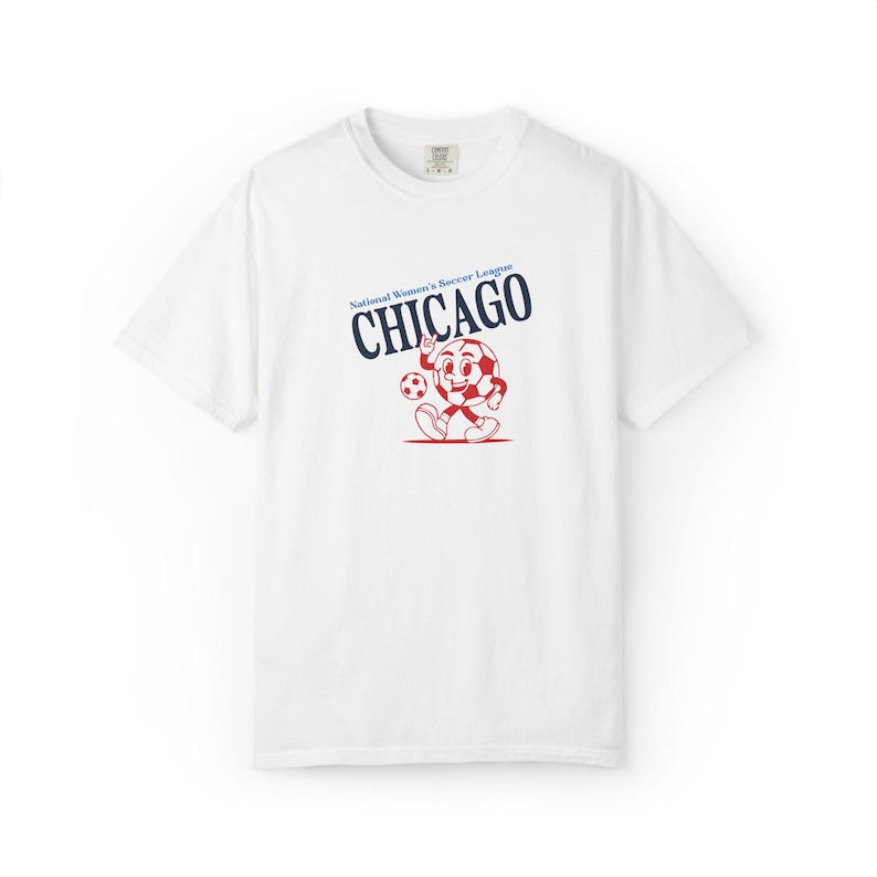 Comfort Colors Chicago Stars FC T-Shirt: Retro Soccer Fan Apparel Bild 2