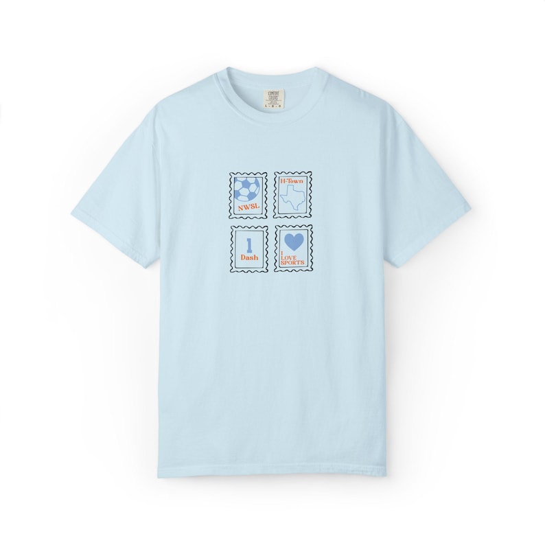 Camiseta Houston Dash de Comfort Colors: ropa retro para aficionados al fútbol imagen 5