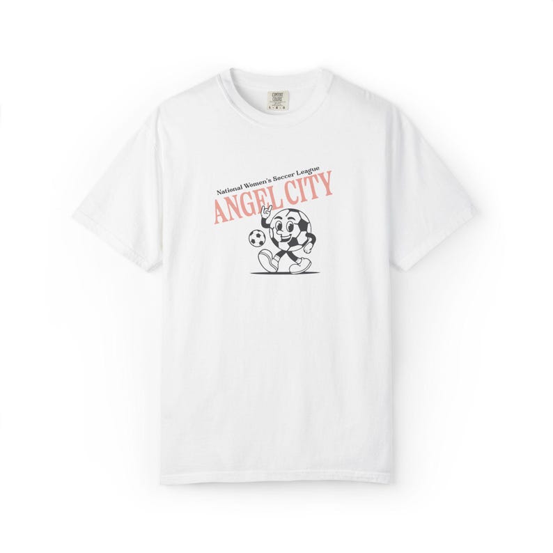 Comfort Colors Angel City FC T-Shirt: Retro Soccer Fan Apparel image 2