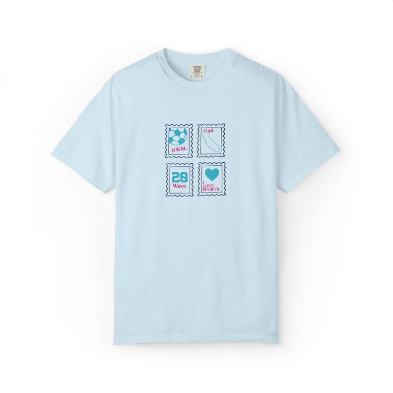 San Diego Wave FC T-Shirt: Comfort Colors Retro Soccer Tee image 5