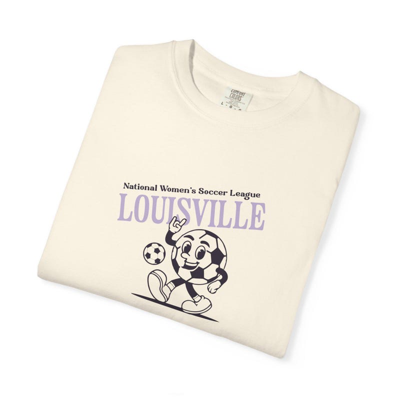 Racing Louisville FC T-Shirt: Comfort Colors Retro Soccer Tee image 3