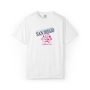 Comfort Colors San Diego Wave FC T-Shirt: Retro Soccer Fan Apparel image 2