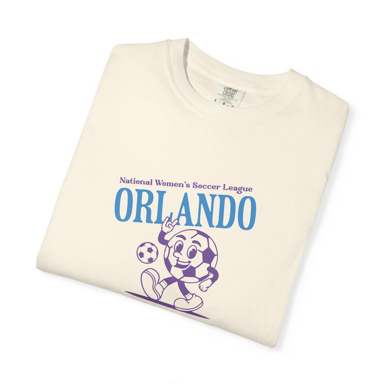 Comfort Colors Orlando Pride T-Shirt: Retro Soccer Fan Apparel immagine 4