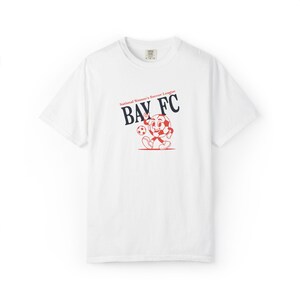 Comfort Colors Bay FC T-Shirt: Retro Soccer Fan Apparel image 2