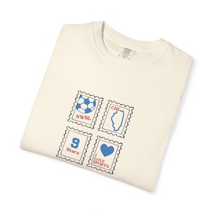 Chicago Stars FC T-Shirt: Comfort Colors Retro Soccer Tee image 1