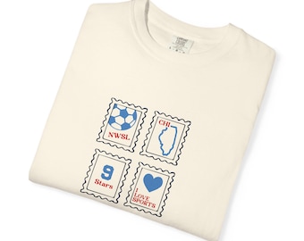 Chicago Stars FC T-Shirt: Comfort Colors Retro Soccer Tee