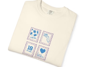 Comfort Colors Orlando Pride T-Shirt: Retro Soccer Fan Apparel