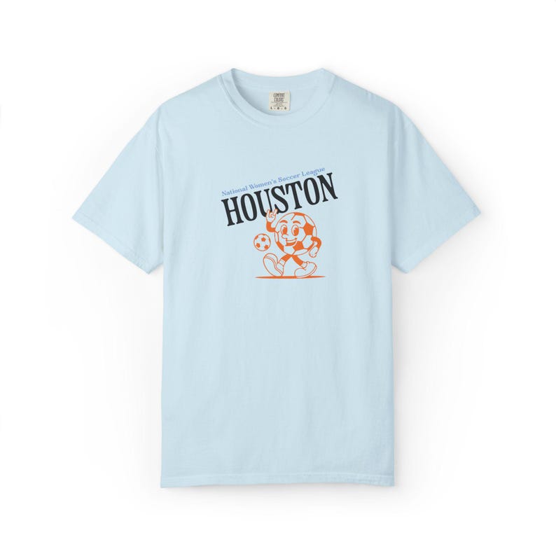 Comfort Colors Houston Dash T-Shirt: Retro Soccer Fan Apparel image 3