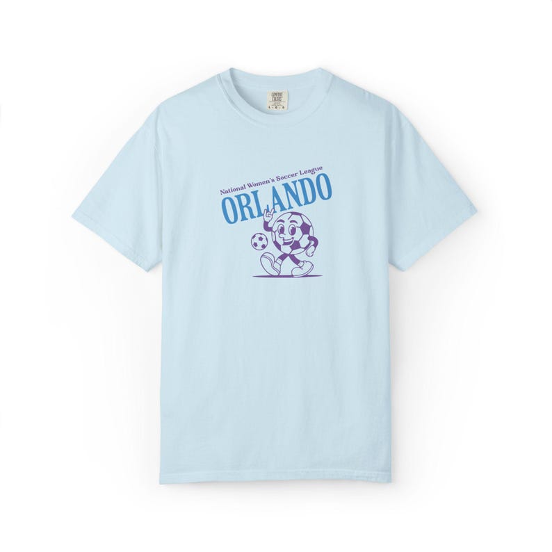 Comfort Colors Orlando Pride T-Shirt: Retro Soccer Fan Apparel immagine 3