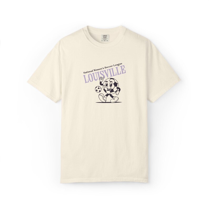 Racing Louisville FC T-Shirt: Comfort Colors Retro Soccer Tee image 1