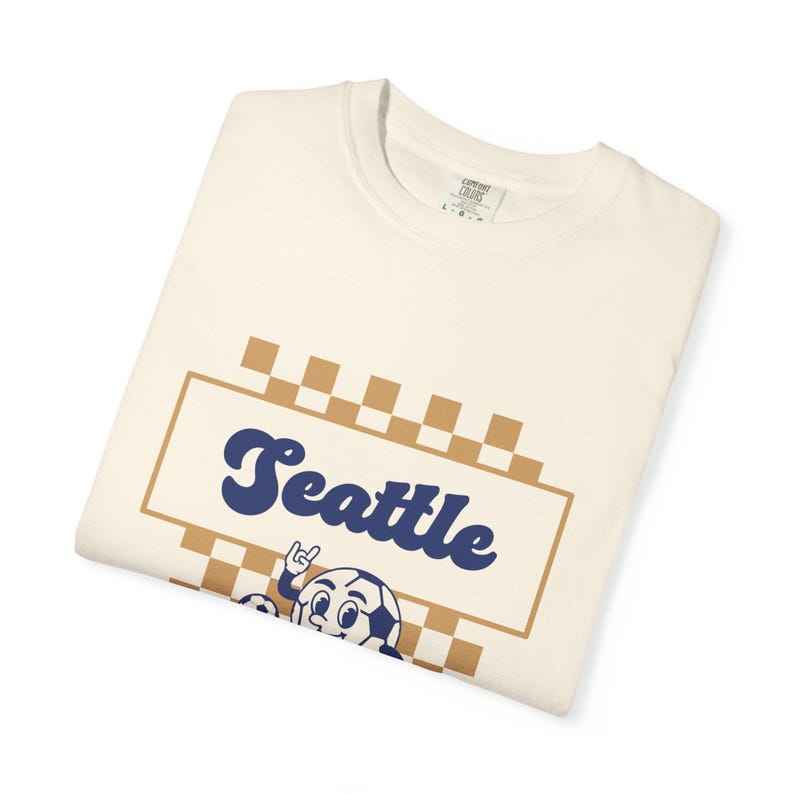 Seattle Reign FC T-Shirt: Comfort Colors Retro Soccer Tee image 3