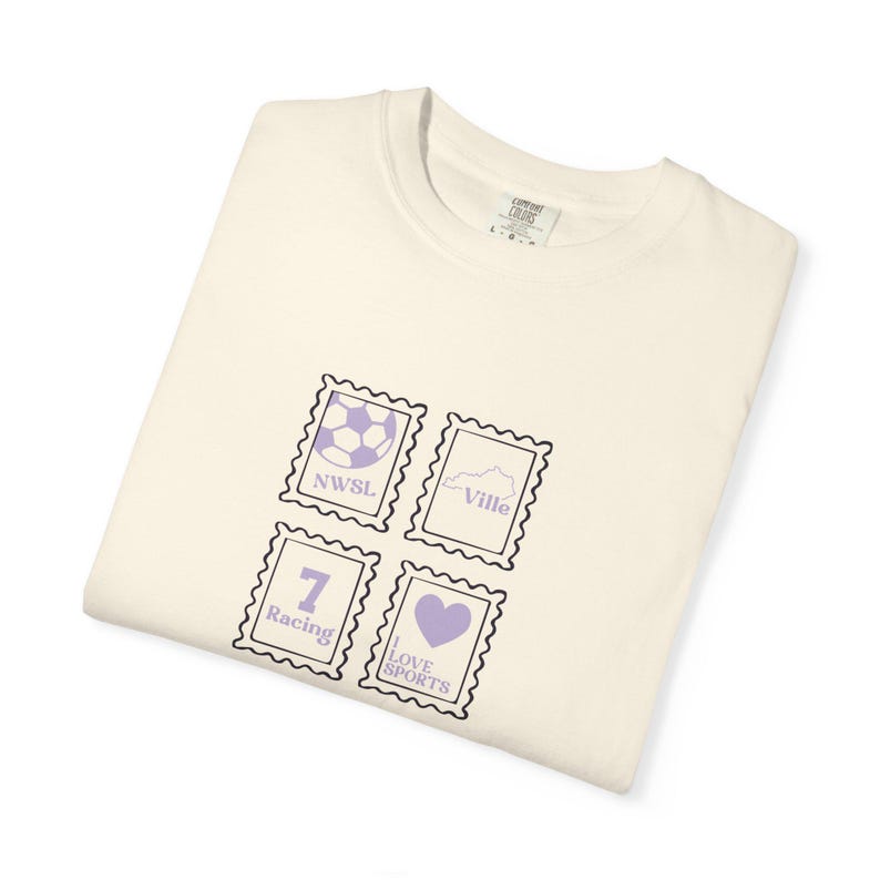 Racing Louisville FC T-Shirt: Comfort Colors Retro Soccer Tee image 1