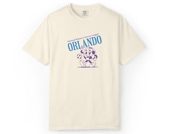Comfort Colors Orlando Pride T-Shirt: Retro Soccer Fan Apparel
