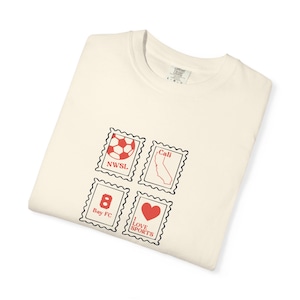 Camiseta Comfort Colors Bay FC: Ropa retro para aficionados al fútbol imagen 1