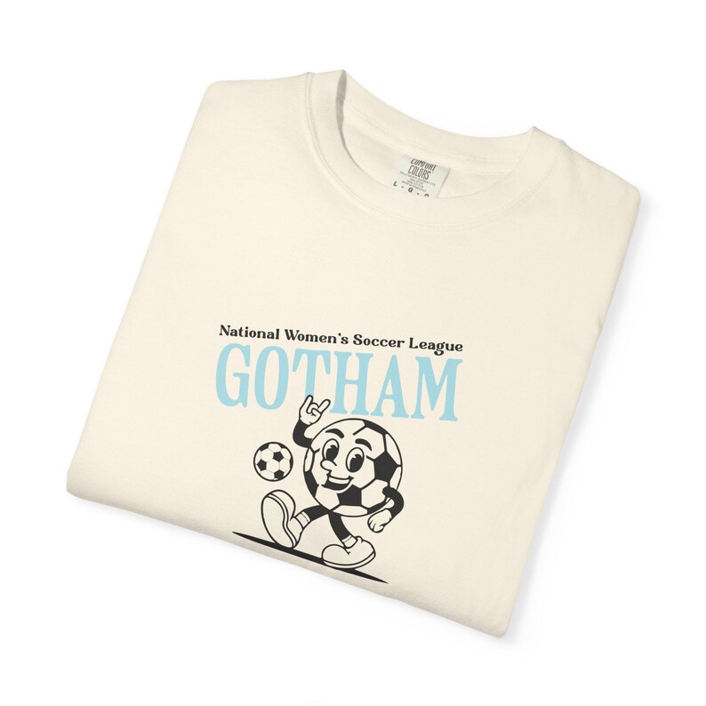 Comfort Colors Gotham FC Old School Mascot T-Shirt image 3