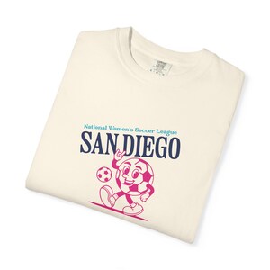 Comfort Colors San Diego Wave FC T-Shirt: Retro Soccer Fan Apparel image 4