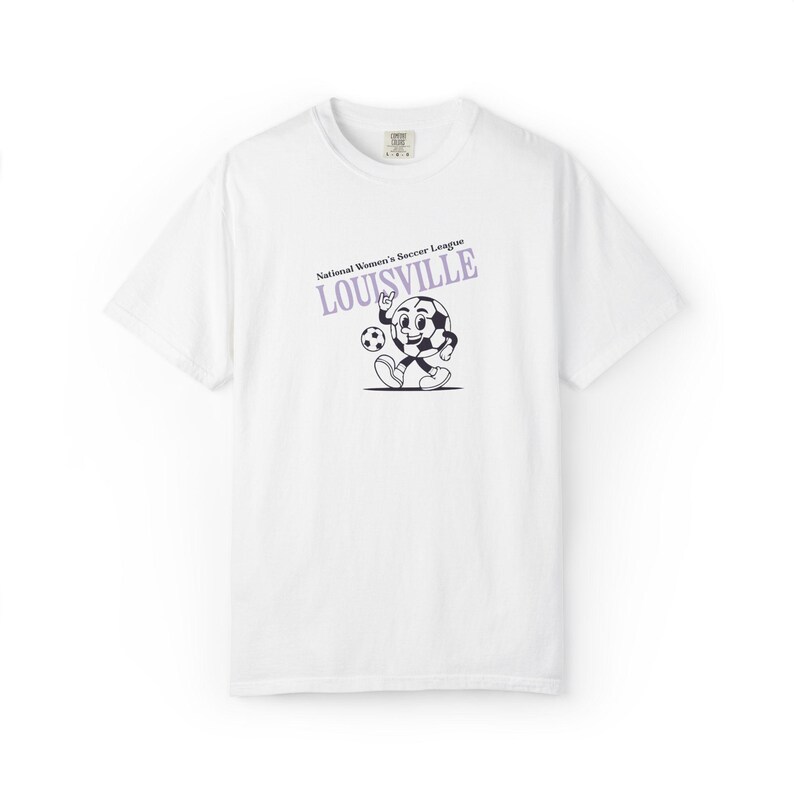 Racing Louisville FC T-Shirt: Comfort Colors Retro Soccer Tee image 2