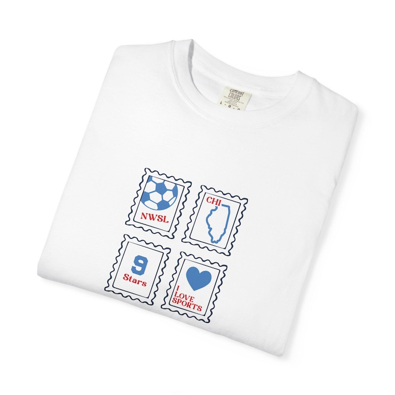 Chicago Stars FC T-Shirt: Comfort Colors Retro Soccer Tee image 4