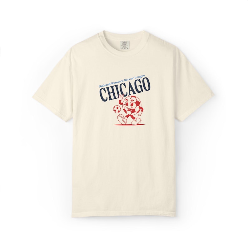 Comfort Colors Chicago Stars FC T-Shirt: Retro Soccer Fan Apparel Bild 1