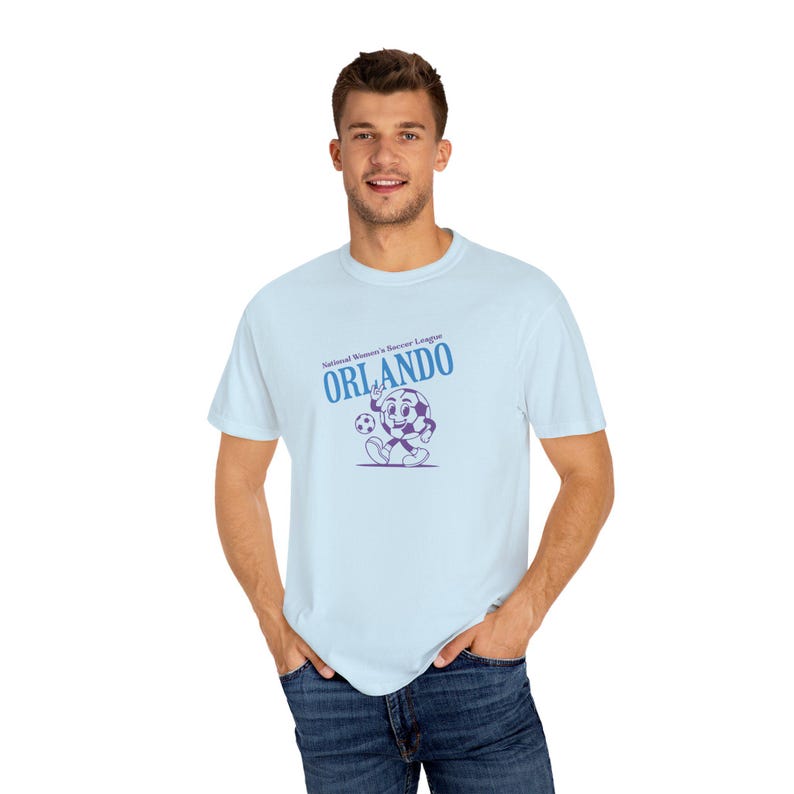Comfort Colors Orlando Pride T-Shirt: Retro Soccer Fan Apparel immagine 5