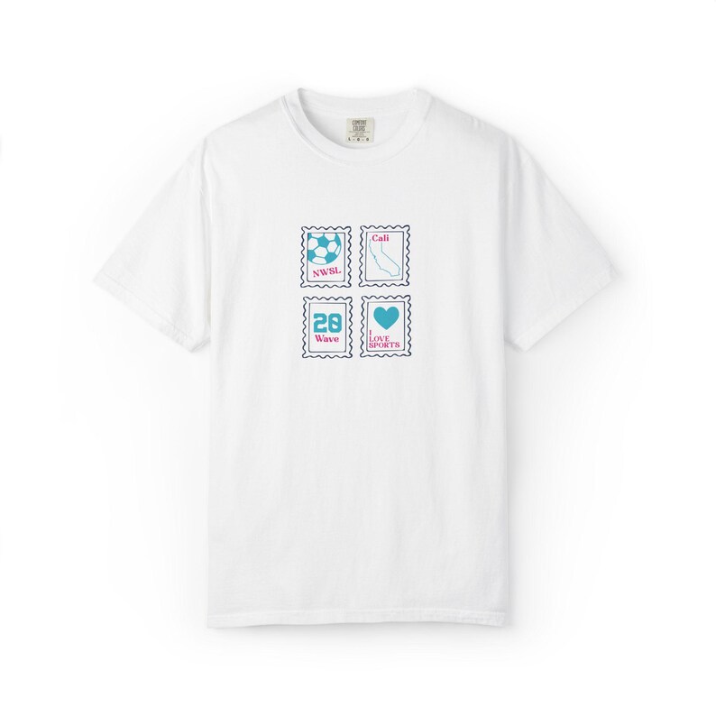 San Diego Wave FC T-Shirt: Comfort Colors Retro Soccer Tee image 3