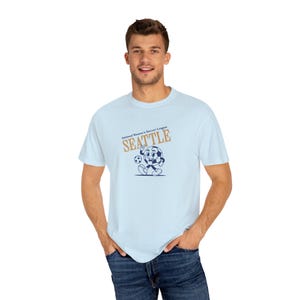 Seattle Reign FC T-Shirt: Comfort Colors Retro Soccer Tee Bild 5