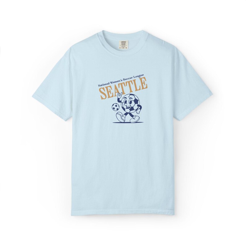 Seattle Reign FC T-Shirt: Comfort Colors Retro Soccer Tee Bild 3