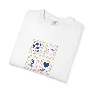 Camiseta del Seattle Reign FC: Camiseta de fútbol retro con colores cómodos imagen 4
