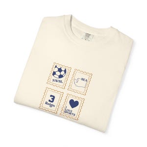 Camiseta del Seattle Reign FC: Camiseta de fútbol retro con colores cómodos imagen 1