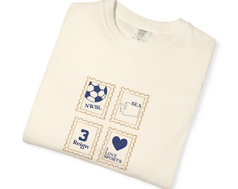 Seattle Reign FC T-Shirt: Comfort Colors Retro Soccer Tee