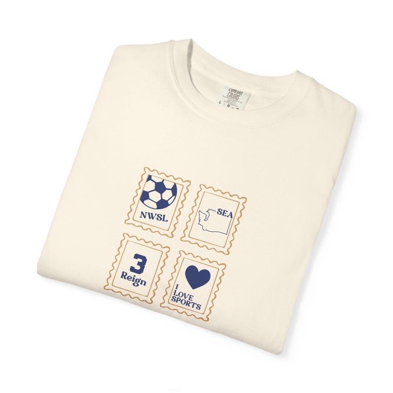 Camiseta del Seattle Reign FC: Camiseta de fútbol retro con colores cómodos imagen 1